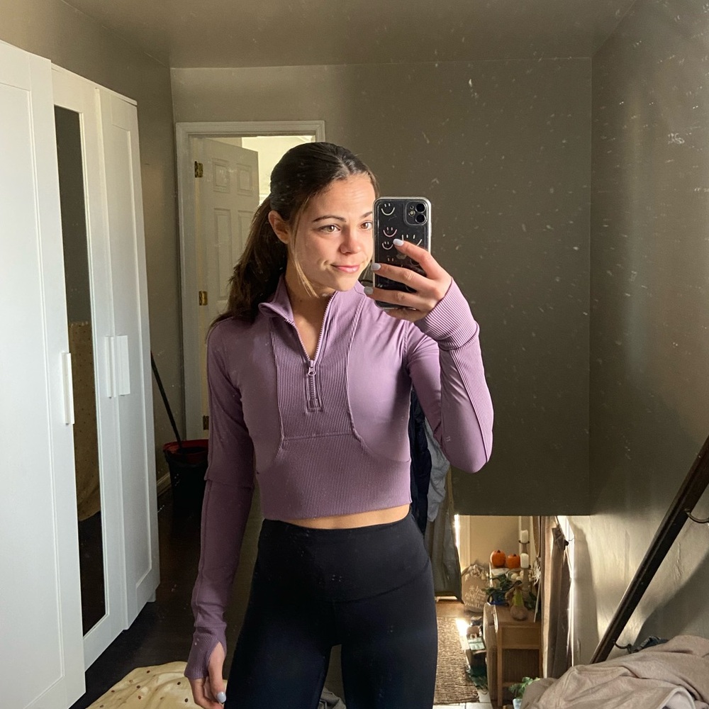 athletic half top quarter zip